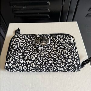 Vera Bradley Black and White Animal Print Wallet